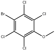 4-BROMO-2,3,5,6-TETRAACHLOROANISOLE, 174913-33-8, 结构式