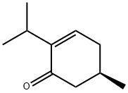 (5R)-5-METHYL-2-(PROPAN-2-YL)CYCLOHEX-2-EN-1-ONE 结构式