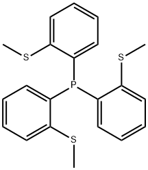tris(o-methylthiophenyl)phosphine, 17617-66-2, 结构式