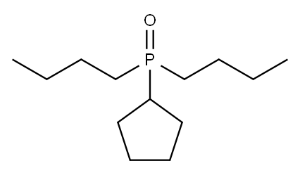 Cyclopentyldibutylphosphine oxide 结构式