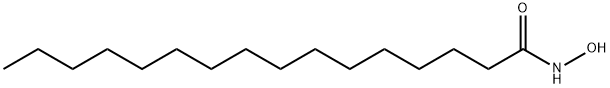 Hexadecanamide, N-hydroxy- Struktur