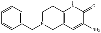 3-氨基-6-苄基-5,6,7,8-四氢-1,6-萘啶-2(1H)-酮, 1774335-39-5, 结构式