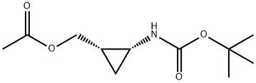 Carbamic acid, [2-[(acetyloxy)methyl]cyclopropyl]-, 1,1-dimethylethyl ester, (1R-cis)- (9CI)