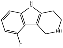 9-氟-2,3,4,5-四氢-1H-吡啶并[4,3-b]吲哚 结构式