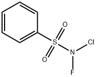 Benzenesulfonamide, N-chloro-N-fluoro- 结构式