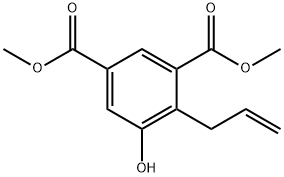 1,3-Benzenedicarboxylic acid, 5-hydroxy-4-(2-propen-1-yl)-, 1,3-dimethyl ester Structure