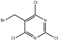 5-(Bromomethyl)-2,4,6-trichloropyrimidine Structure