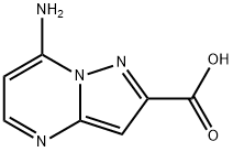 7-aminopyrazolo[1,5-a]pyrimidine-2-carboxylic acid Structure