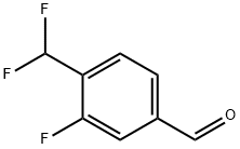 Benzaldehyde, 4-(difluoromethyl)-3-fluoro- Struktur