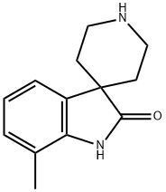 Spiro[3H-indole-3,4′-piperidin]-2(1H)-one, 7-methyl- 结构式