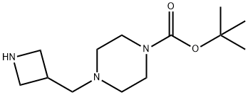 tert-butyl 4-((azetidin-3-yl)methyl)piperazine-1-carboxylate, 1780637-40-2, 结构式