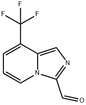 8-(trifluoromethyl)imidazo[1,5-a]pyridine-3-carbaldehyde 结构式