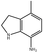 1H-Indol-7-amine, 2,3-dihydro-4-methyl- Structure