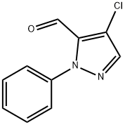 4-chloro-1-phenyl-1H-pyrazole-5-carbaldehyde Structure