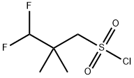 1-Propanesulfonyl chloride, 3,3-difluoro-2,2-dimethyl-,1781448-62-1,结构式