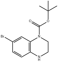 7-溴-3,4-二氢喹啉-1(2H)-羧酸叔丁酯 结构式