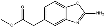 5-Benzoxazoleacetic acid, 2-amino-, methyl ester 结构式