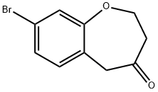 8-溴-2,3-二氢苯并[B]氧杂-4(5H)-酮 结构式