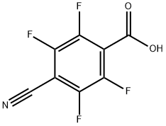 4-氰基-2,3,5,6-四氟苯甲酸, 17823-39-1, 结构式