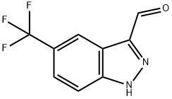 1H-Indazole-3-carboxaldehyde, 5-(trifluoromethyl)- Struktur