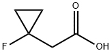 Cyclopropaneacetic acid, 1-fluoro-,1782328-74-8,结构式