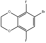 6-bromo-5,8-difluoro-2,3-dihydrobenzo[b][1,4]dioxine,1782342-77-1,结构式