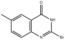 4(3H)-Quinazolinone, 2-bromo-6-methyl-,1782469-69-5,结构式