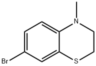 7-bromo-4-methyl-3,4-dihydro-2H-benzo[b][1,4]thiazine 结构式
