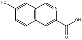 7-羟基异喹啉-3-羧酸, 1782627-71-7, 结构式