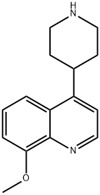 Quinoline, 8-methoxy-4-(4-piperidinyl)-,1782687-92-6,结构式