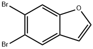 Benzofuran, 5,6-dibromo- Structure