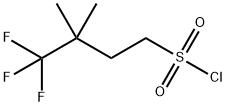 1-Butanesulfonyl chloride, 4,4,4-trifluoro-3,3-dimethyl- Structure