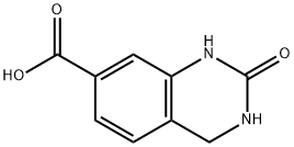 7-Quinazolinecarboxylic acid, 1,2,3,4-tetrahydro-2-oxo- Structure
