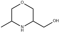 3-Morpholinemethanol, 5-methyl- 结构式