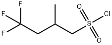 1-Butanesulfonyl chloride, 4,4,4-trifluoro-2-methyl- Structure