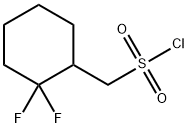 (2,2-二氟环己基)甲磺酰氯, 1784380-35-3, 结构式