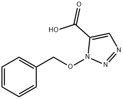 1H-1,2,3-Triazole-5-carboxylic acid, 1-(phenylmethoxy)- Struktur