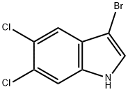 3-溴-5,6-二氯-1H-吲哚,1784598-00-0,结构式