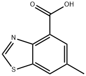 6-methyl-1,3-benzothiazole-4-carboxylic acid,1784677-84-4,结构式