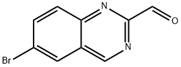 6-bromoquinazoline-2-carbaldehyde 结构式