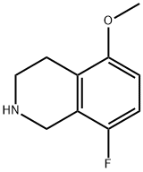 8-fluoro-5-methoxy-1,2,3,4-tetrahydroisoquinoline,1784916-89-7,结构式