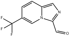 6-(trifluoromethyl)imidazo[1,5-a]pyridine-3-carbaldehyde Struktur