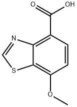 7-methoxy-1,3-benzothiazole-4-carboxylic acid 结构式