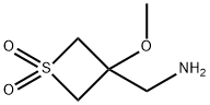 3-(氨基甲基)-3-甲氧基硫杂环丁烷 1,1-二氧化物, 1785196-99-7, 结构式