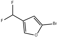 Furan, 2-bromo-4-(difluoromethyl)- Struktur