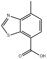 4-methyl-1,3-benzothiazole-7-carboxylic acid Structure