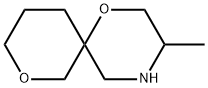 1,8-Dioxa-4-azaspiro[5.5]undecane, 3-methyl 结构式