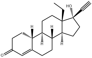 18,19-Dinorpregn-4-en-20-yn-3-one, 13-ethyl-17-hydroxy- (9CI) Structure
