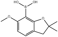 (6-甲氧基-2,2-二甲基-2,3-二氢苯并呋喃-7-基)硼酸,1789711-61-0,结构式
