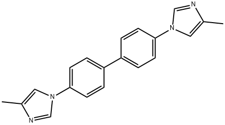 4,4'-双(4-甲基-1H-咪唑-1-基)-1,1'-联苯,1789726-52-8,结构式
